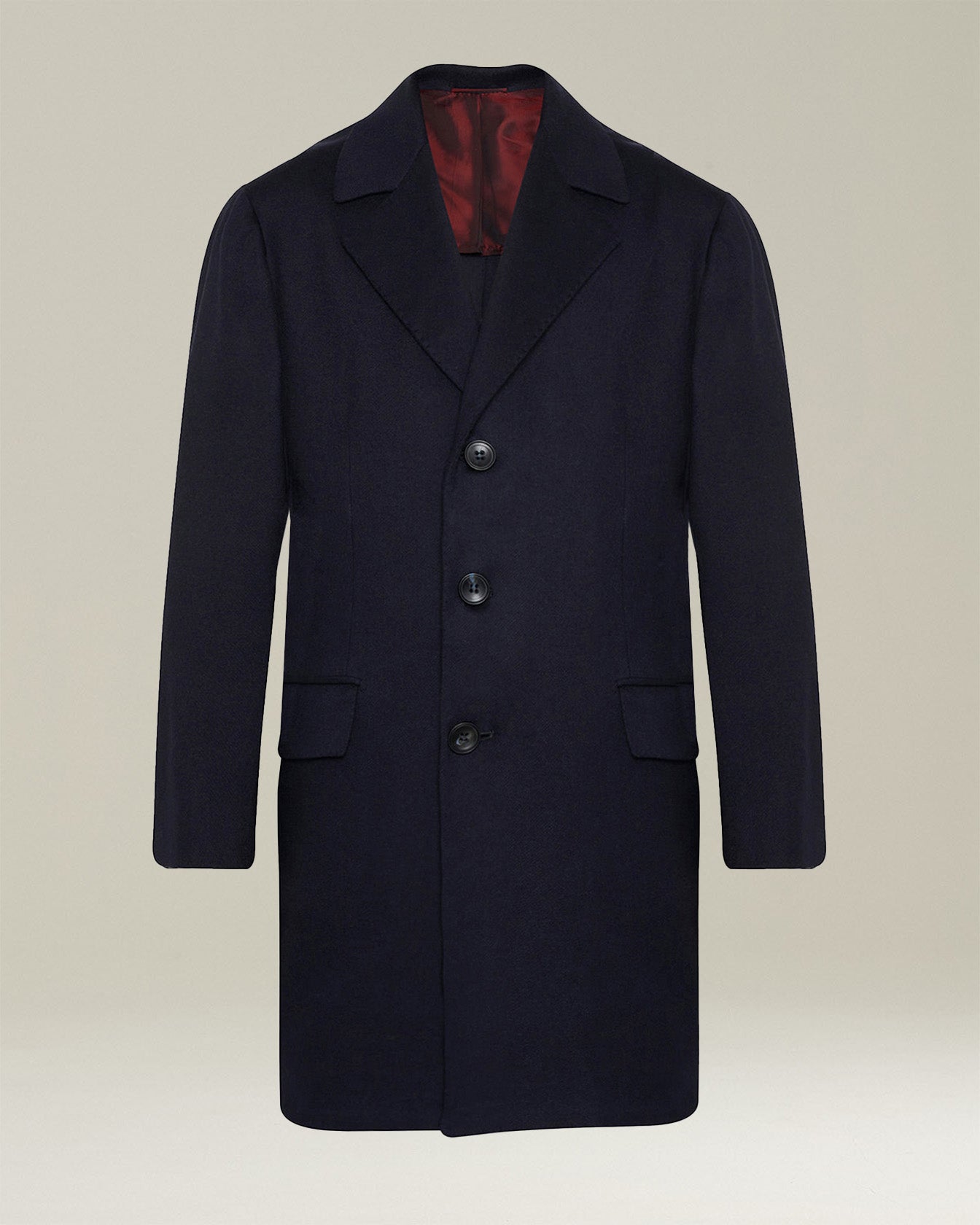 Kiton Outerwear Giaccone Cashmere Mantel blau Vicuna