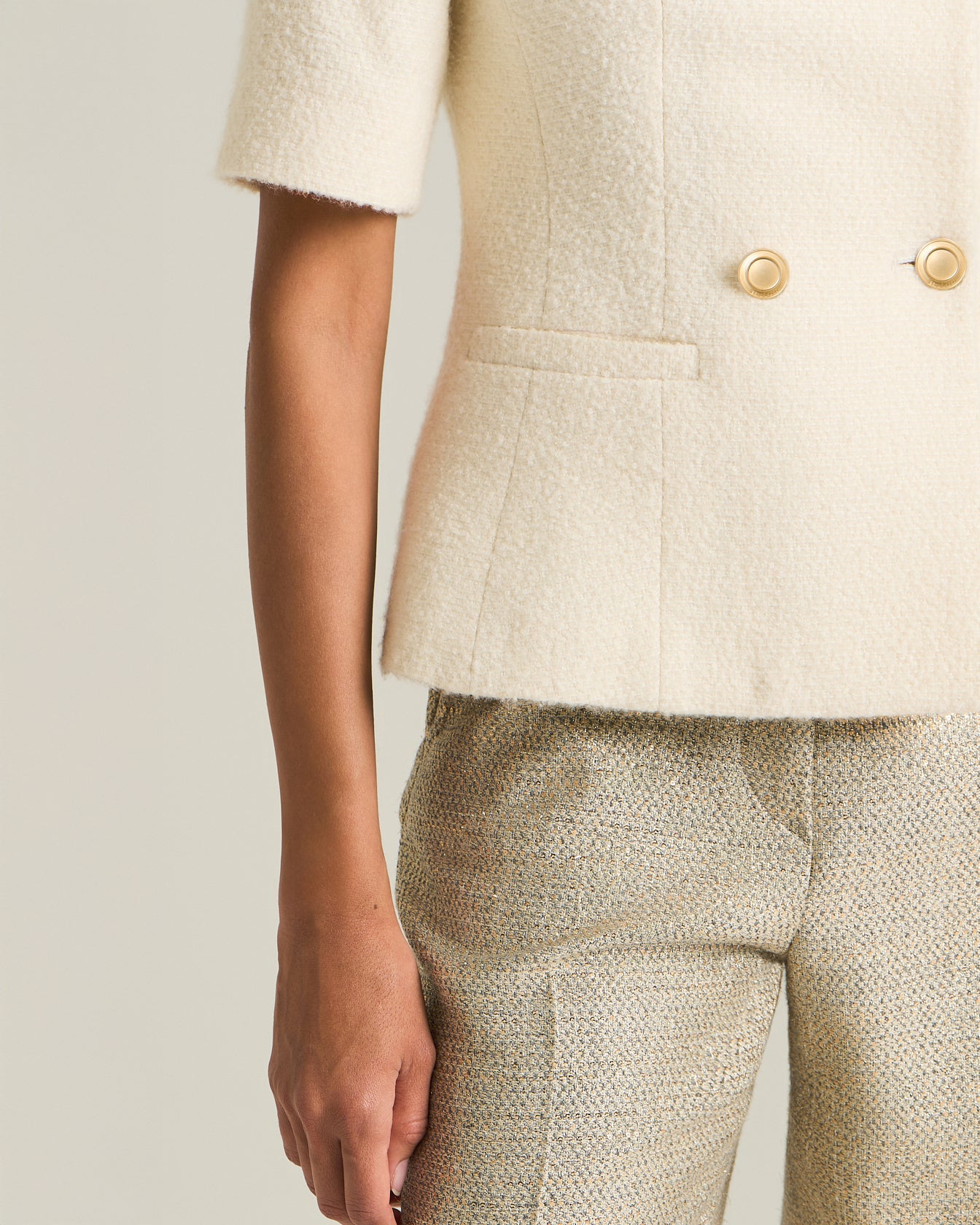 Kiton Double-Breasted Blazer Kaschmir Seide Gr.44