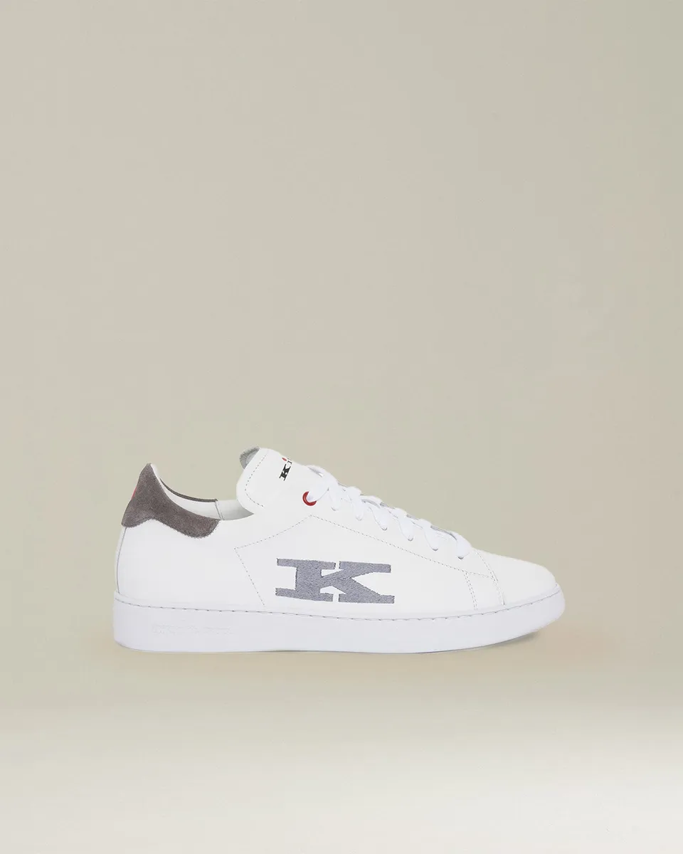 Kiton Calfskin Sneakers Sneaker weiss Kalbsleder