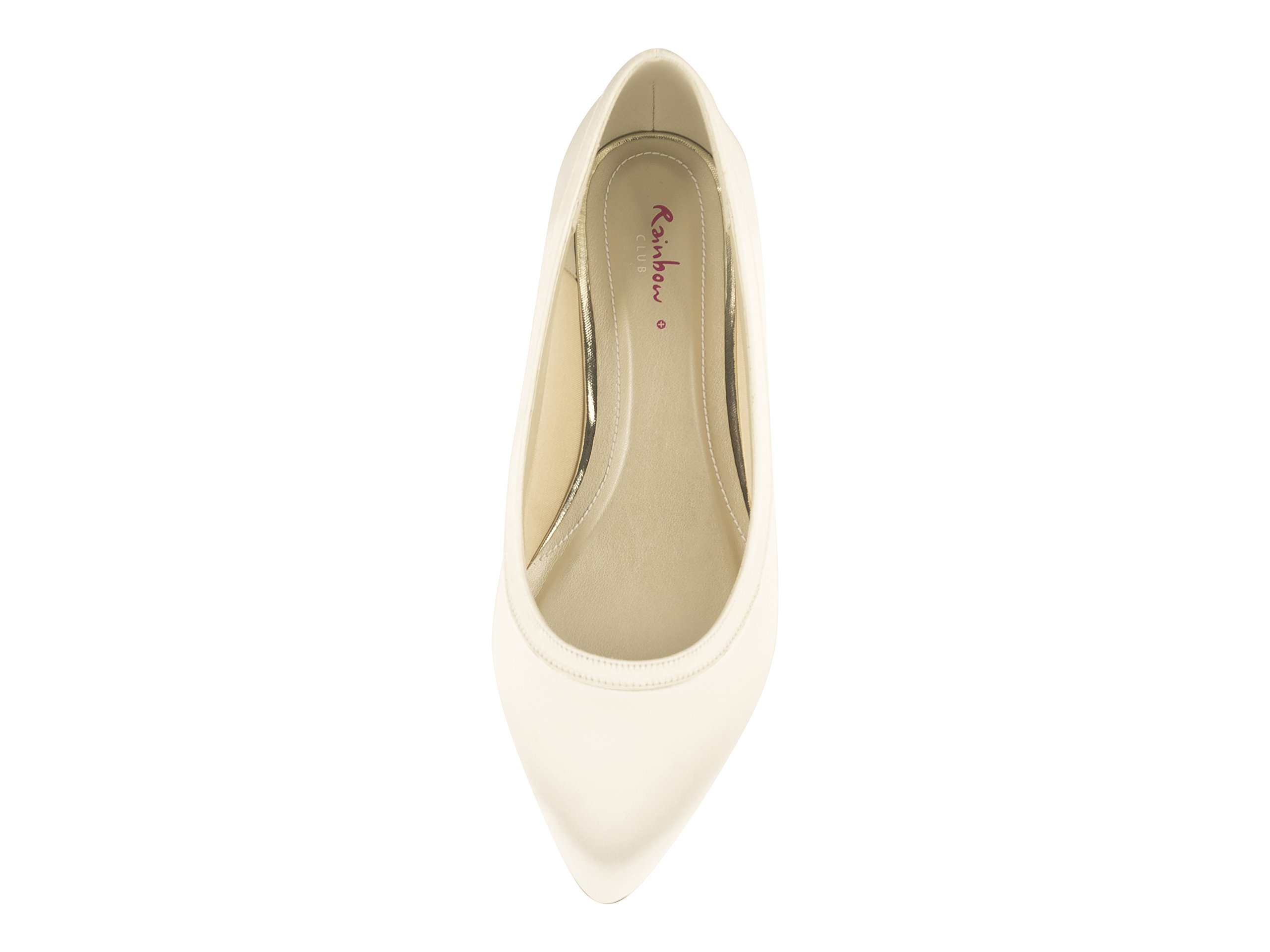 Rainbow Club Wide Fit Gisele Pumps Ivory 37.5 Weit