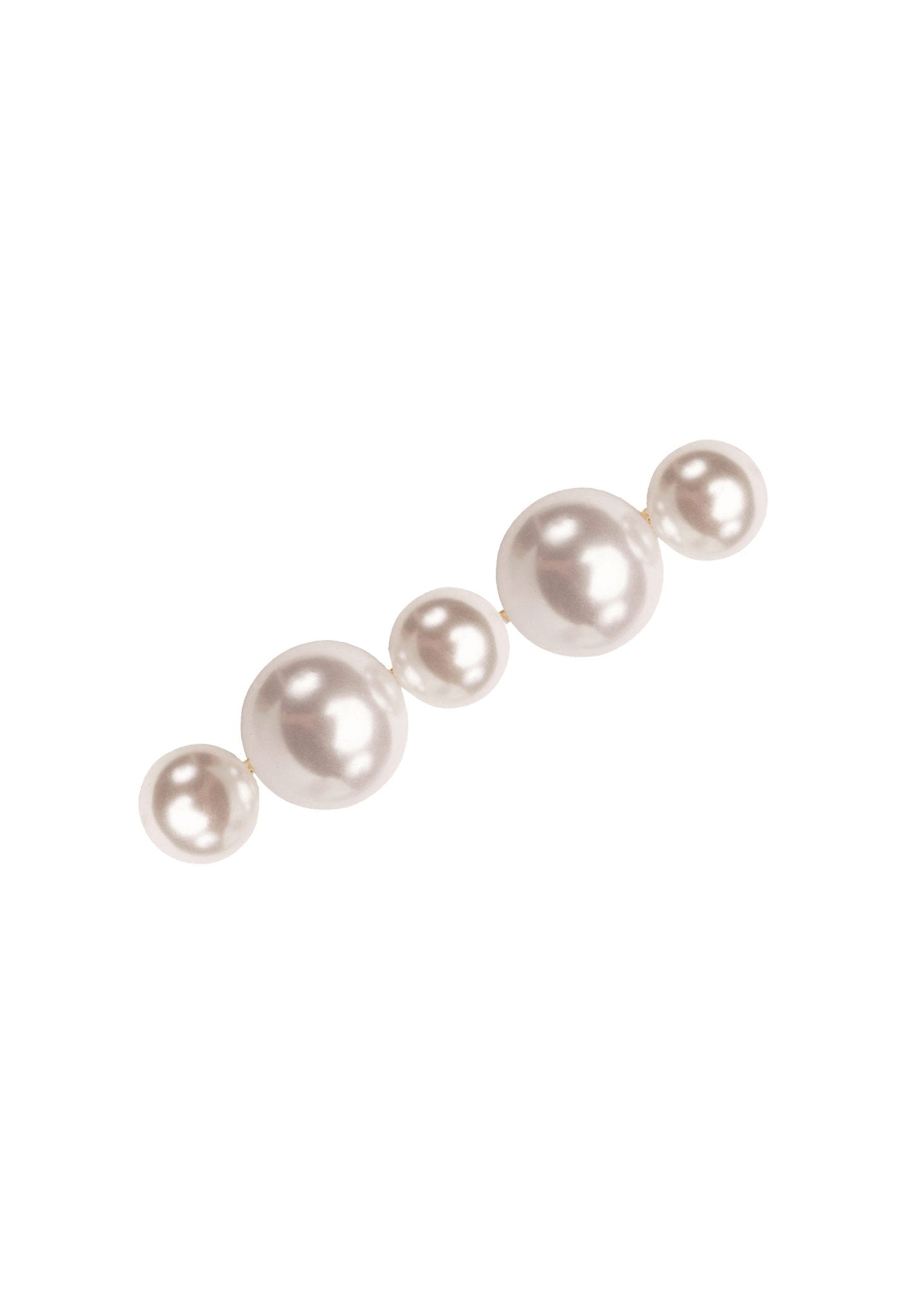 Elizabeth Bower Pearl Dublet Braut Haarnadel Rhodium Perlen