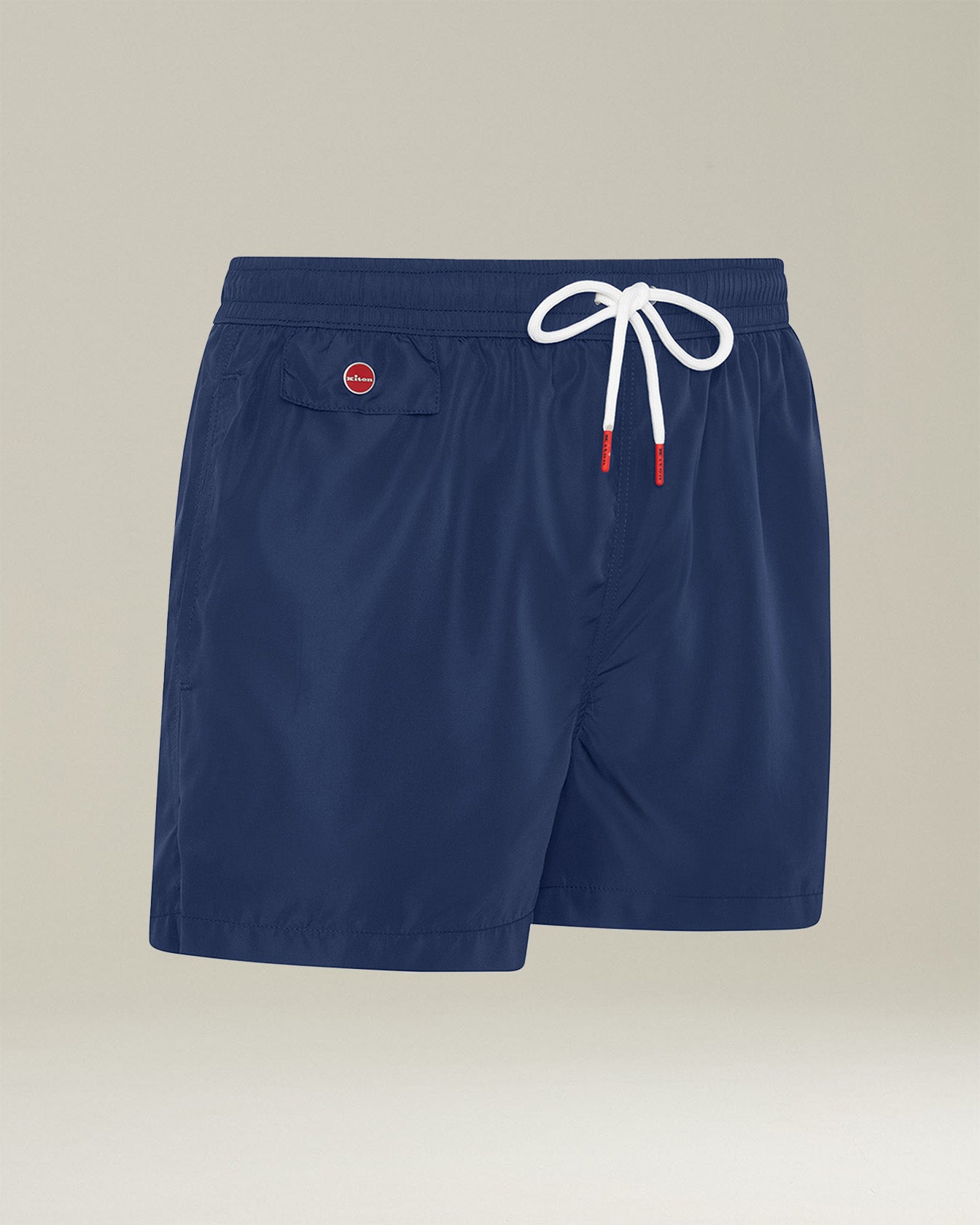 Kiton Swim Boxer Badehose Blau Polyester Elastikbund Gr M