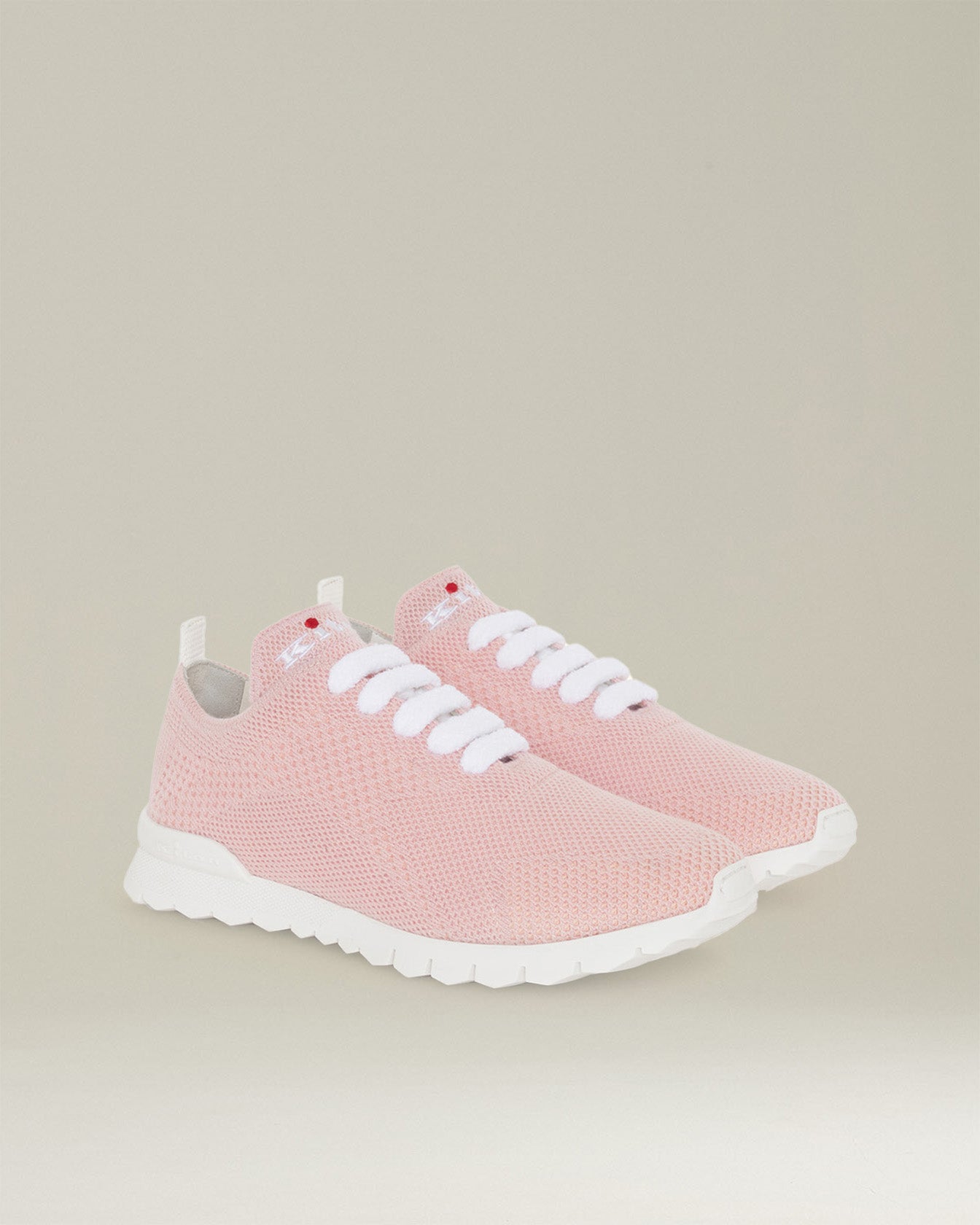 Kiton Fits Sneakers Kaschmir Strick Rosa