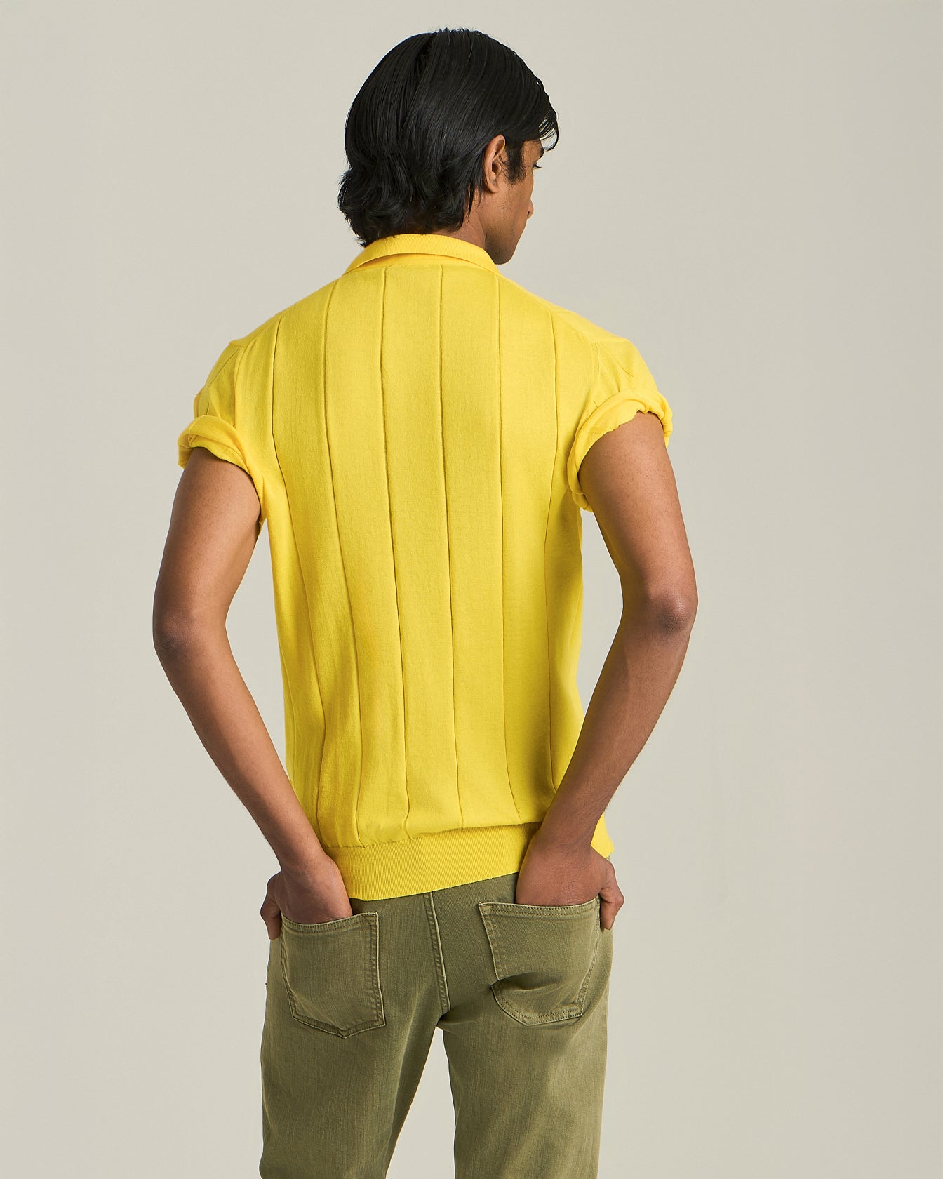 Kiton Polo Poloshirt Baumwolle Ripp M