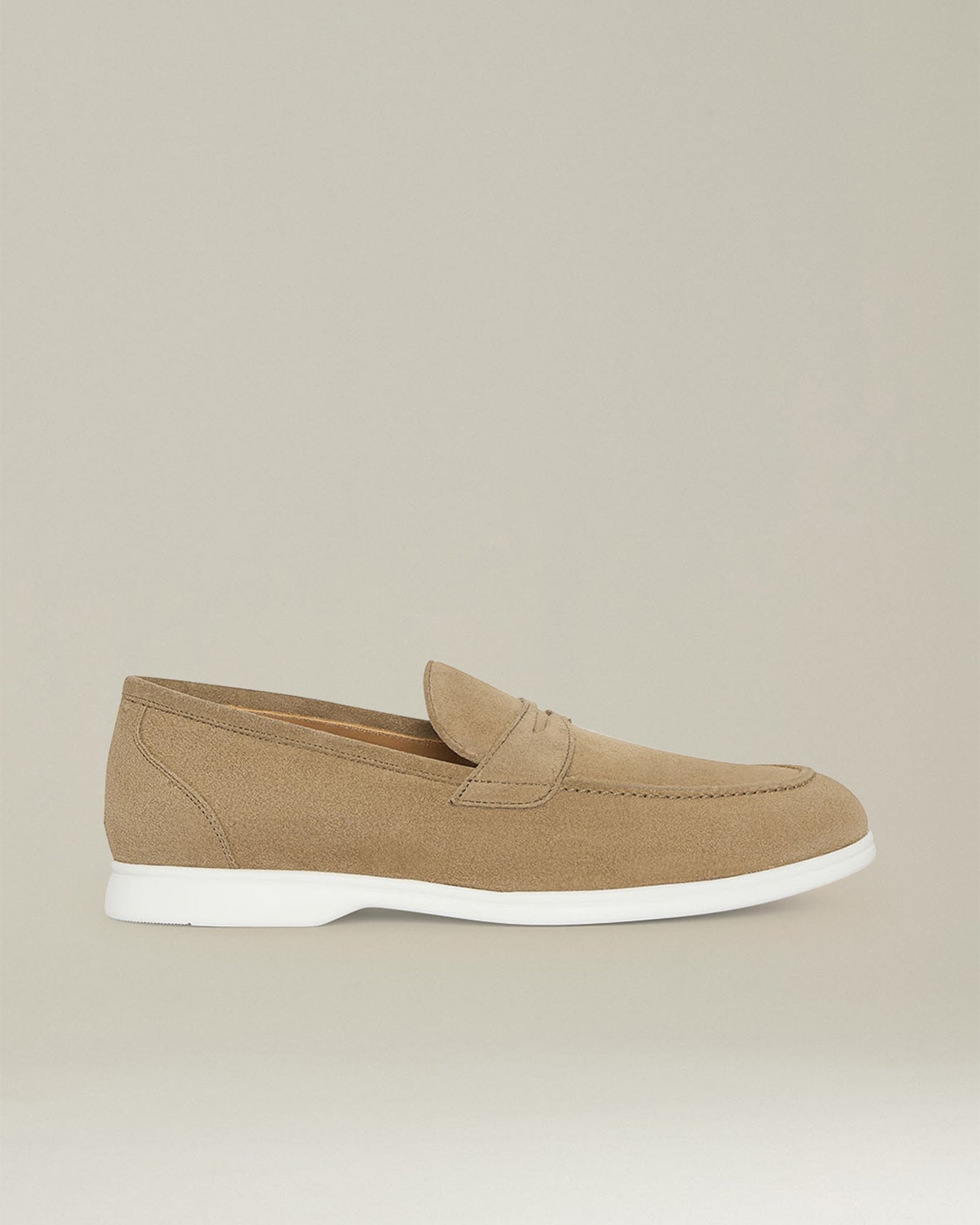 Kiton Moka Loafer Kalbsleder Wildleder Gr. 43