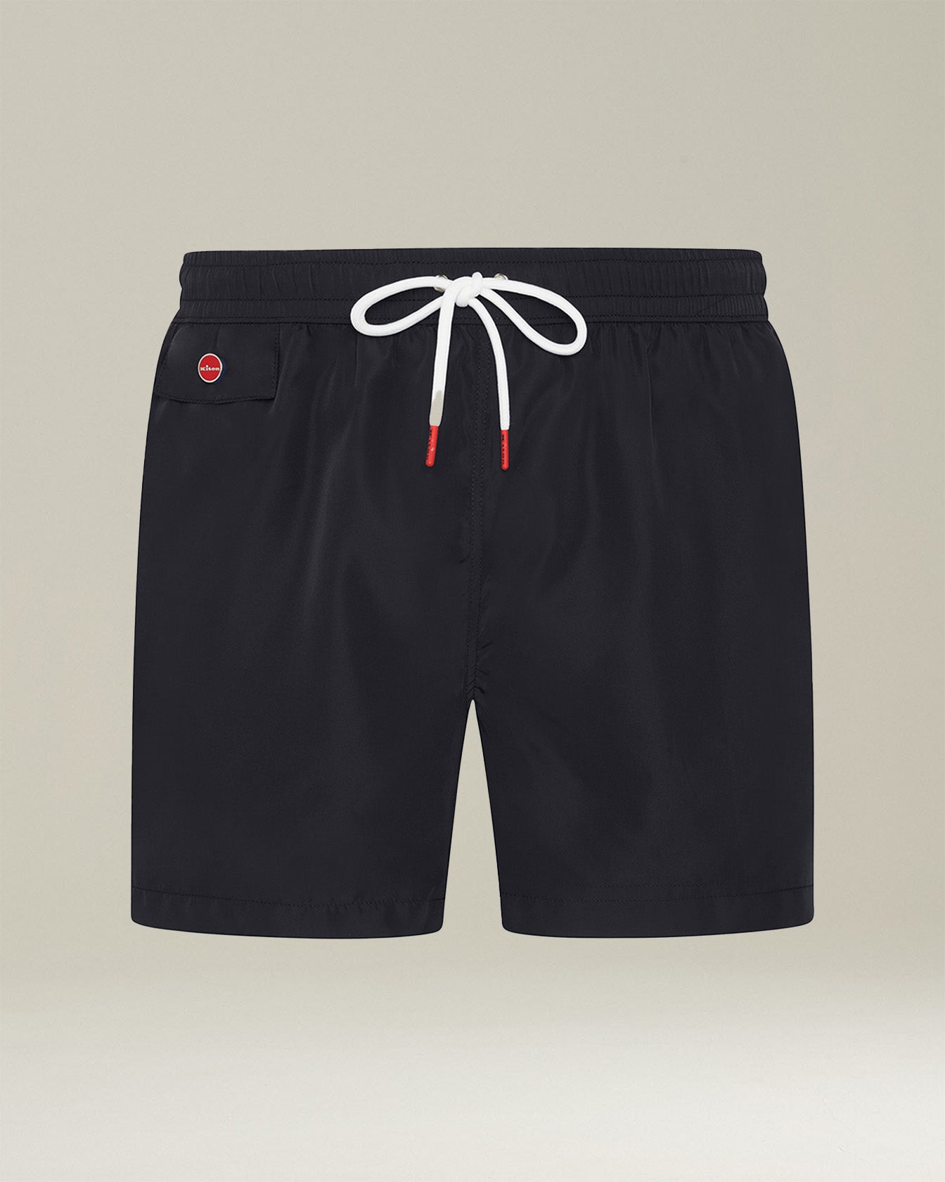 Kiton Swimwear Swim Boxer Badehose L Schwarz Polyester