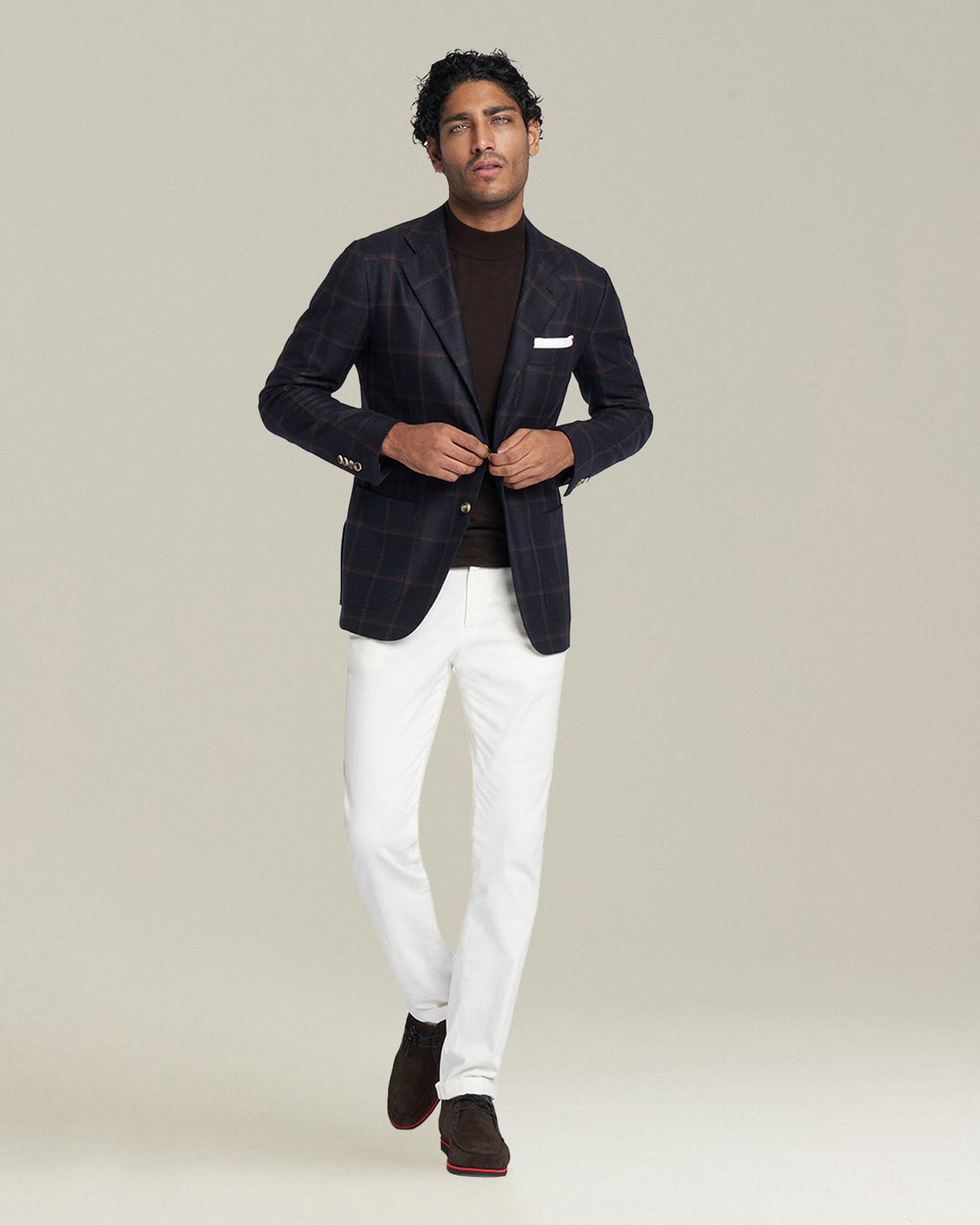 Kiton Essentials Slim Jeans weiß Gr. 32 Bio-Baumwolle