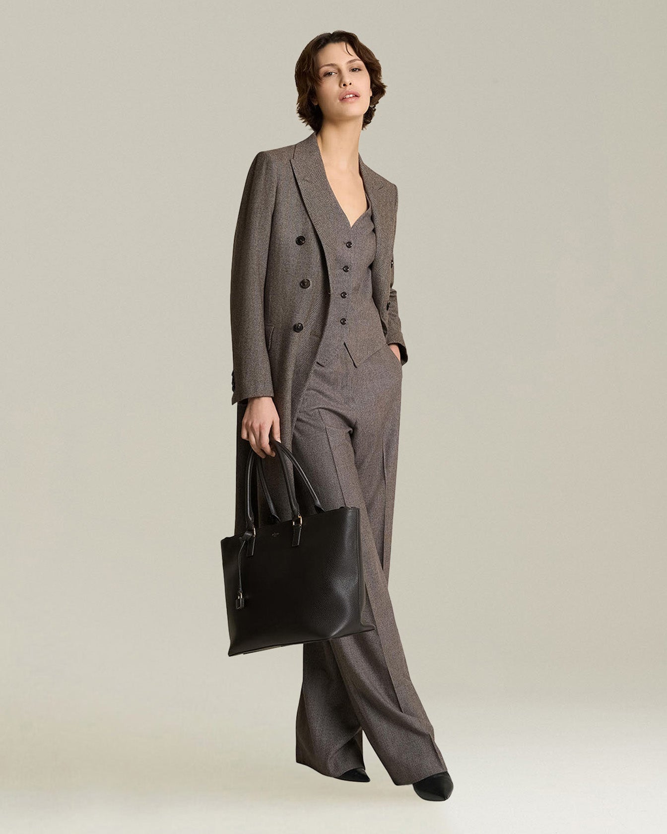 Kiton Doppiopetto Mantel Wolle Kaschmir Damen