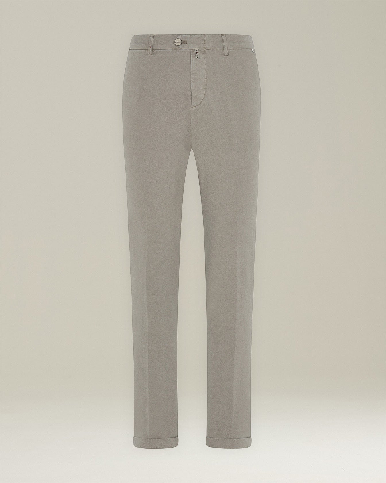 Kiton Casual Cotton Trousers Stoffhose Lyocell Beige
