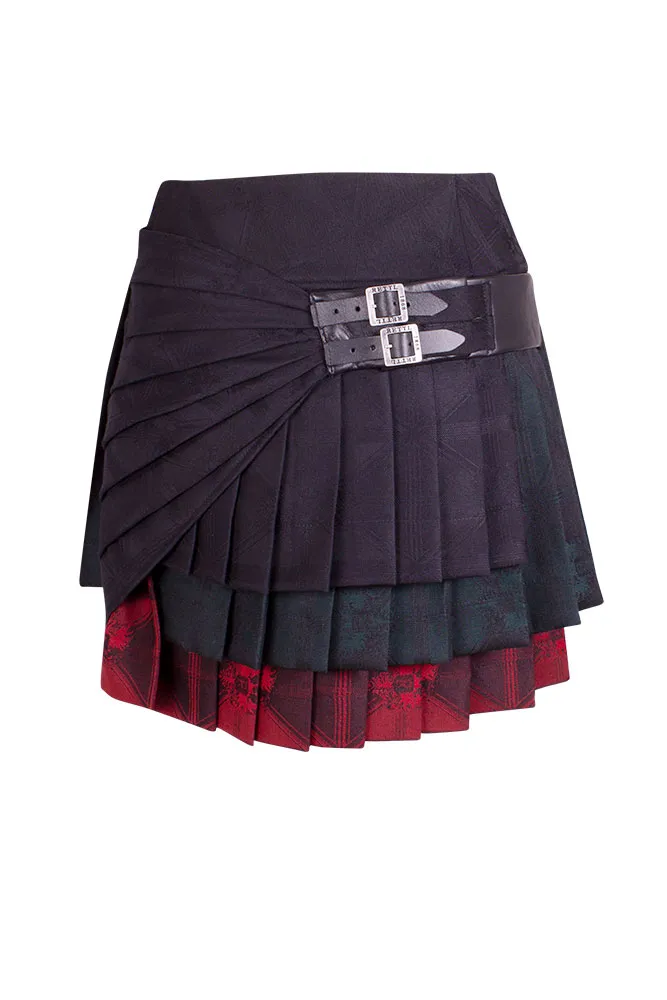 Rettl Women Mc Aidan Tricolore Rock Wollstoff
