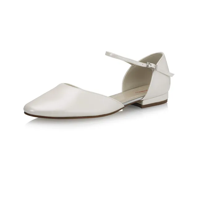 Rainbow Club Timeless Little Rosie Pumps Creme flach vegan