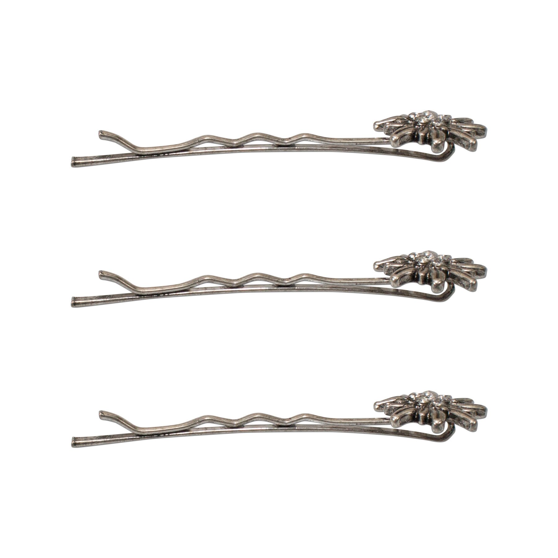 Alpenflüstern DAHEIM ADV098 Haarklammern Edelweiss 3er