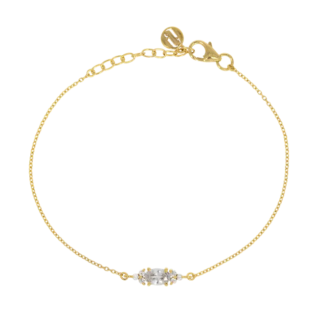 Juvelan Dazzling Beauty Armband Silber Zirkonia 15 cm