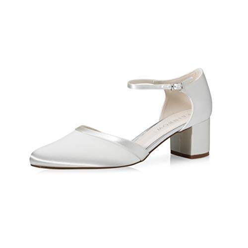 Rainbow Club Essentials Stacy Pumps Satin Ivory 5 cm Blockabsatz