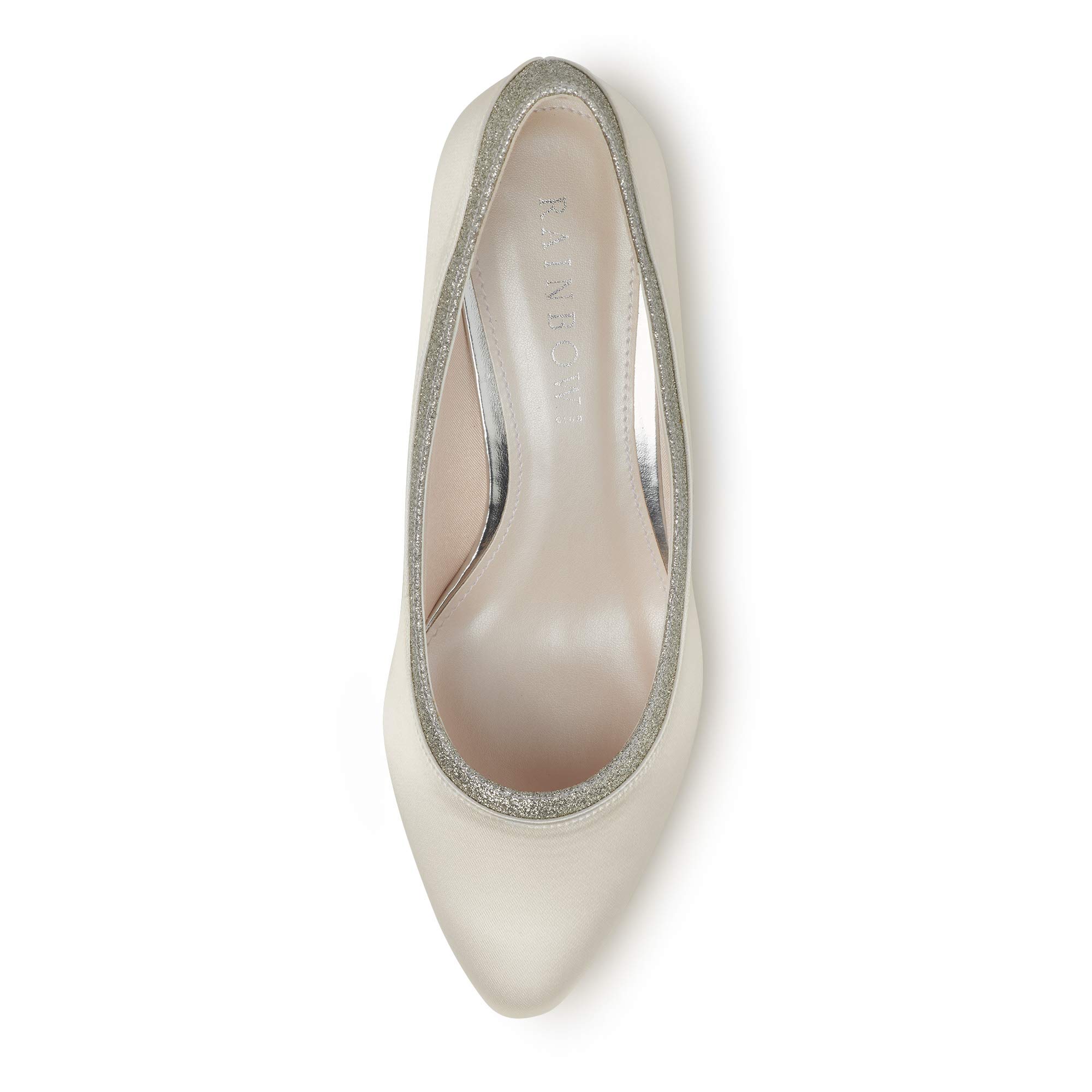 Rainbow Club Timeless Preslie Ivory Brautschuhe 5 cm Blockabsatz