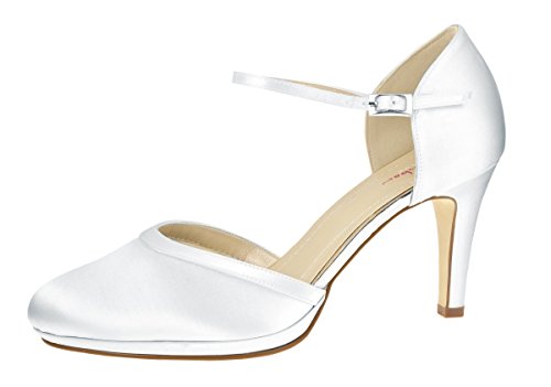 Rainbow Club Joni Pumps White Satin Gr.36
