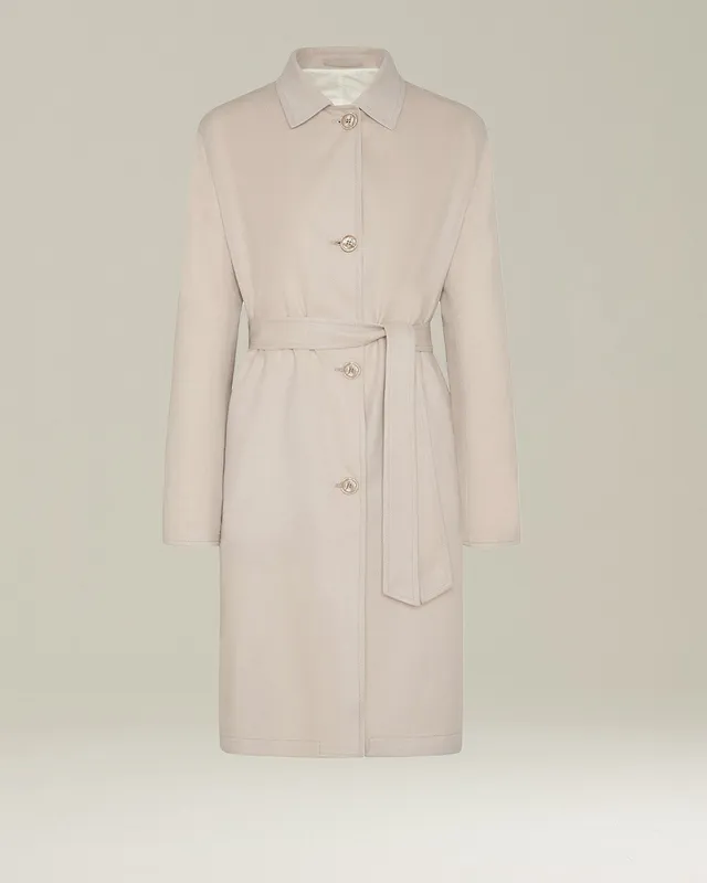 Kiton Coat Cashmere Mantel Kaschmir haselnuss Gr.42