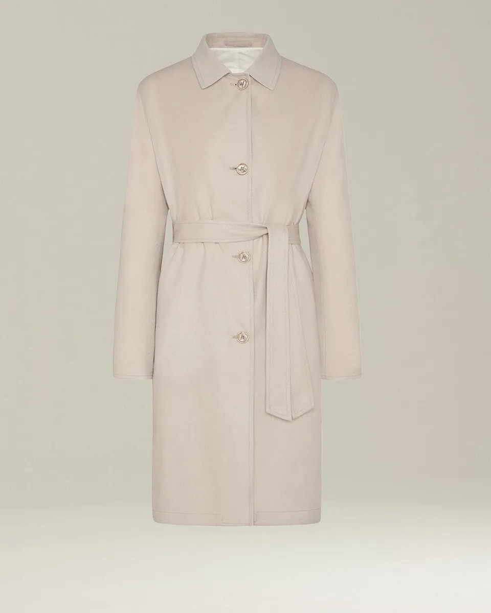 Kiton Coat Cashmere Mantel Kaschmir haselnuss Gr.42