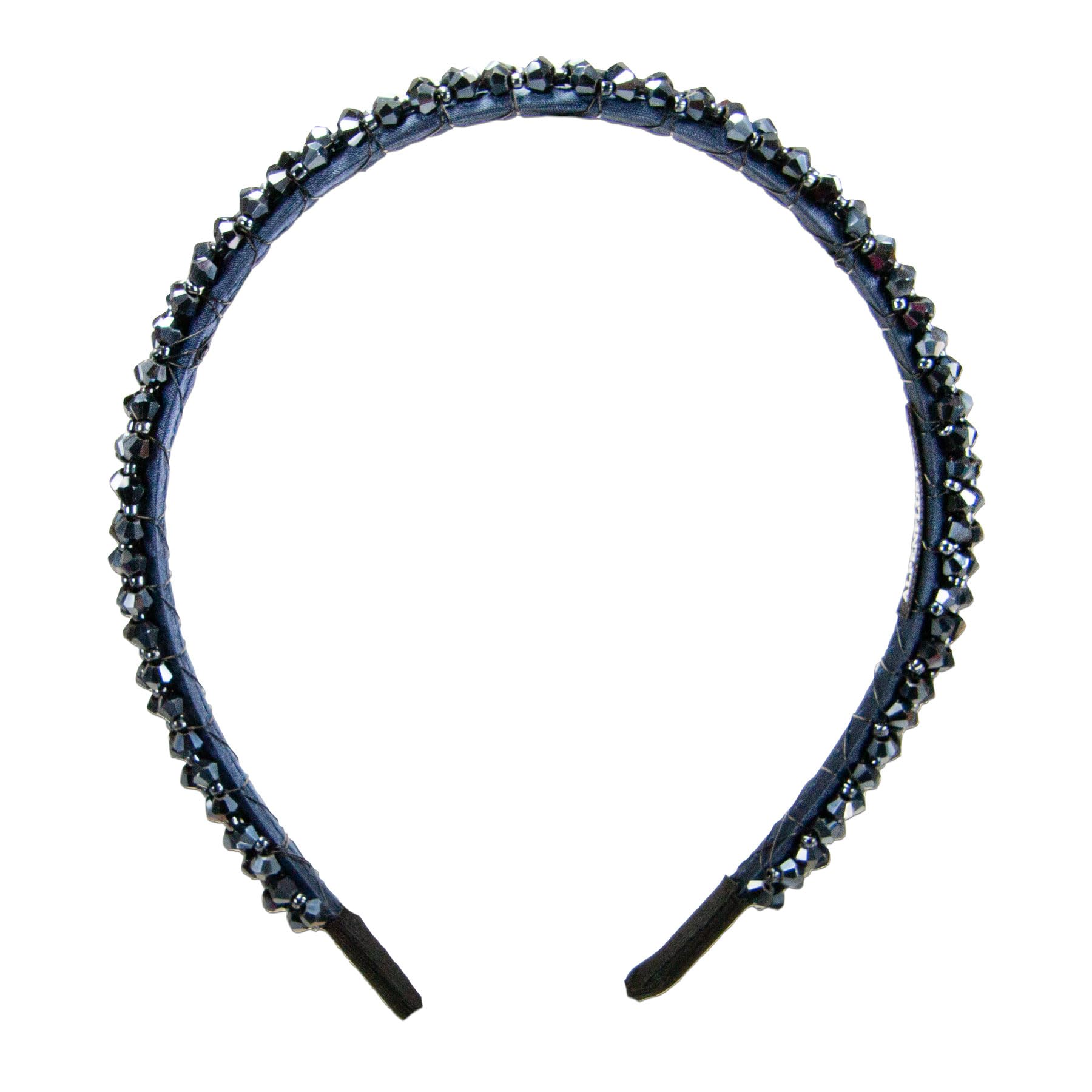 Alpenflüstern DAHEIM ADV150 Haarreif blau Glitzerperlen