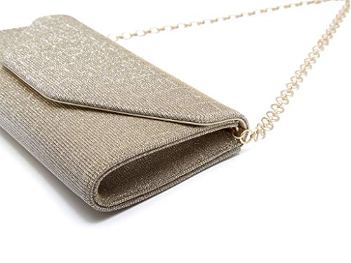 Rainbow Club Handbags Saskia Clutch gold Textil 24cm