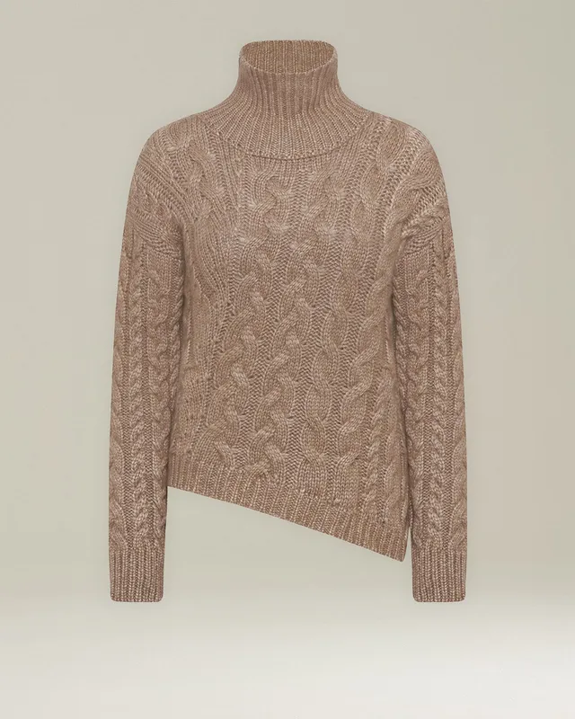 Kiton Knitwear Cashmere Silk Jumper Pullover Zopf Damen