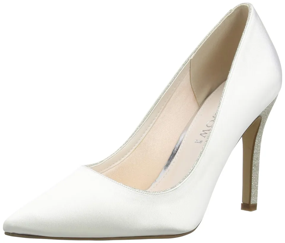 Rainbow Club Essentials Kiki Pumpe Brautschuhe ivory Satin spitz