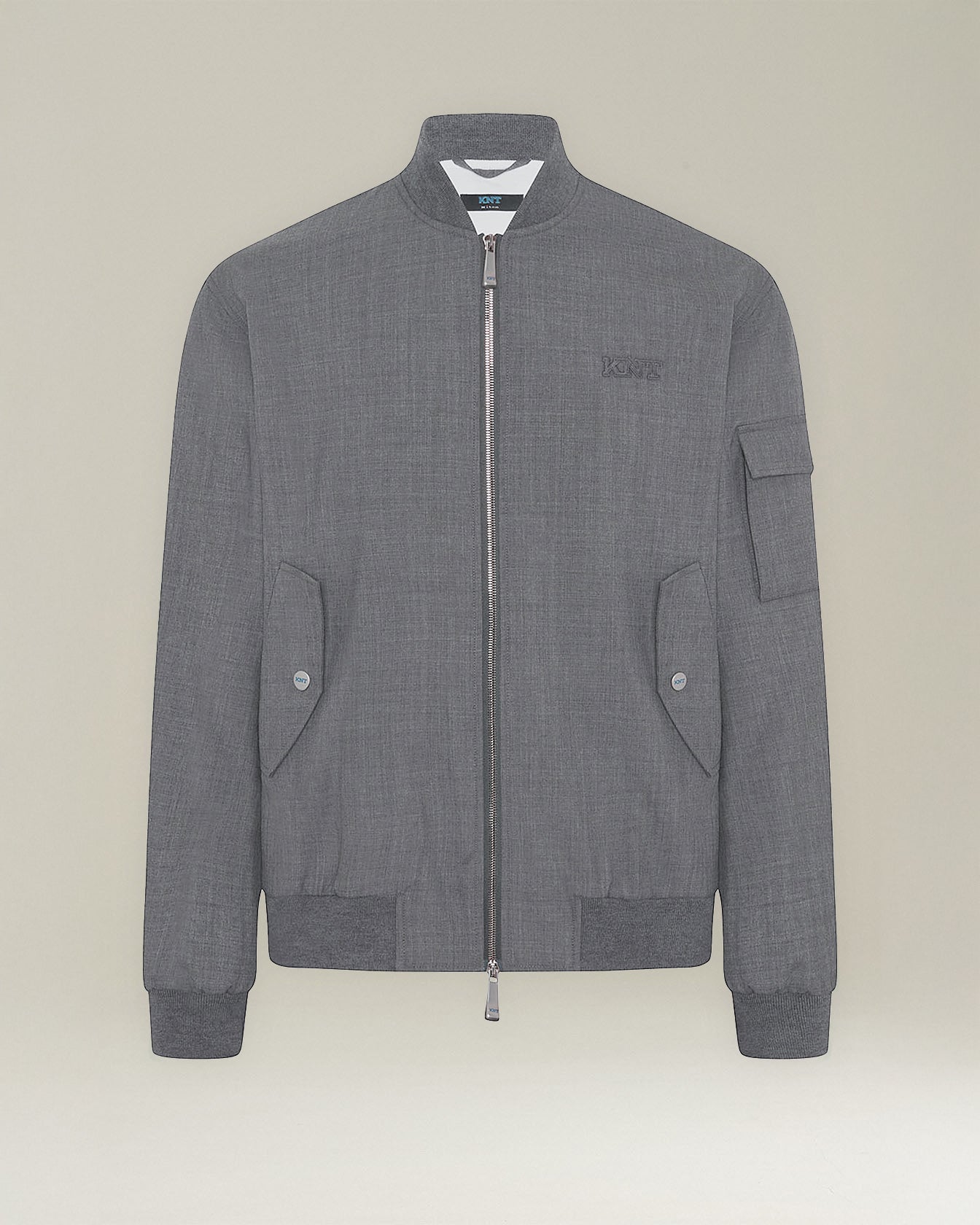Kiton Outerwear KNT Woll Bomberjacke Reissverschluss