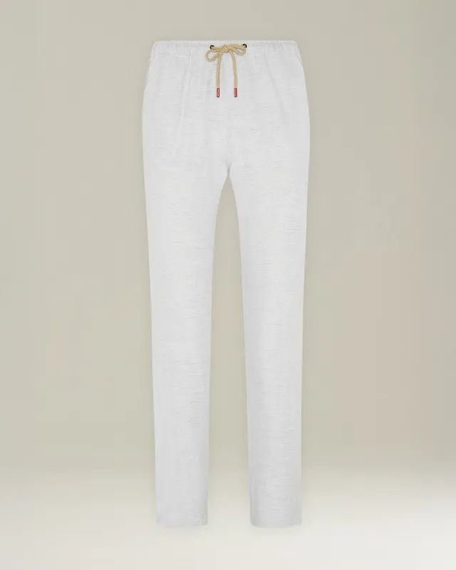 Kiton Trousers Comfort Hose Baumwolle Leinen Pull-On