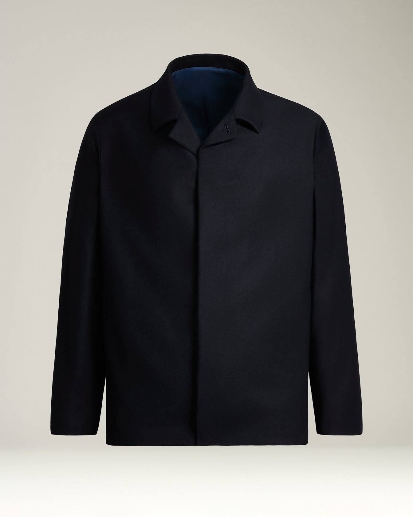 Kiton Jackets Sakko reine Schurwolle Blau Gr. 50 verdeckt