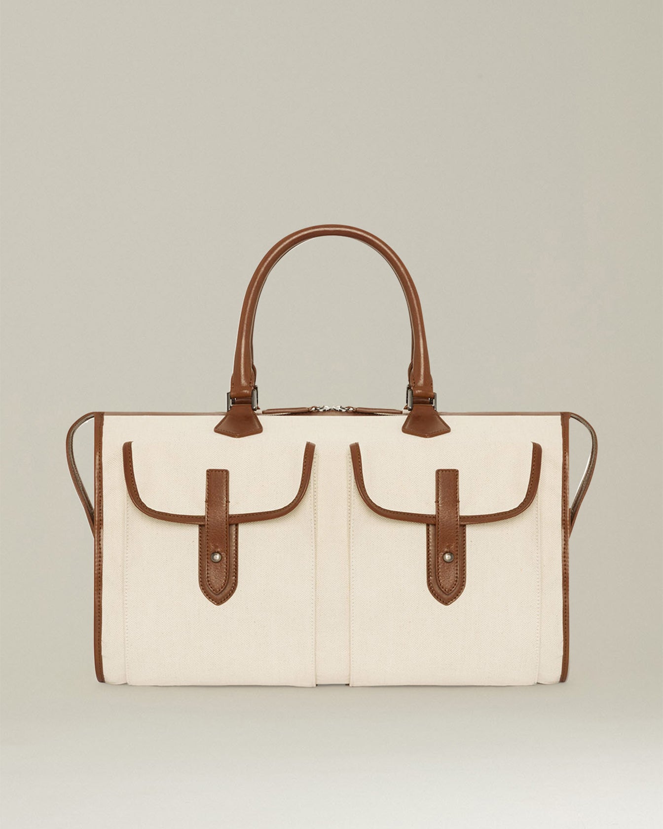 Kiton Journey Baumwoll Tasche TU Kalbsleder