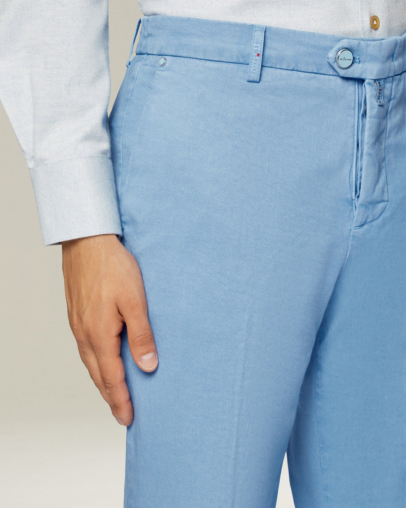 Kiton Trousers Pantalone Leisure Hose Baumwolle Lyocell