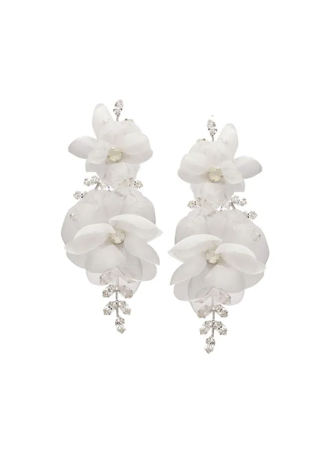 Elizabeth Bower Artemis Chandelier Gold Blush Organza
