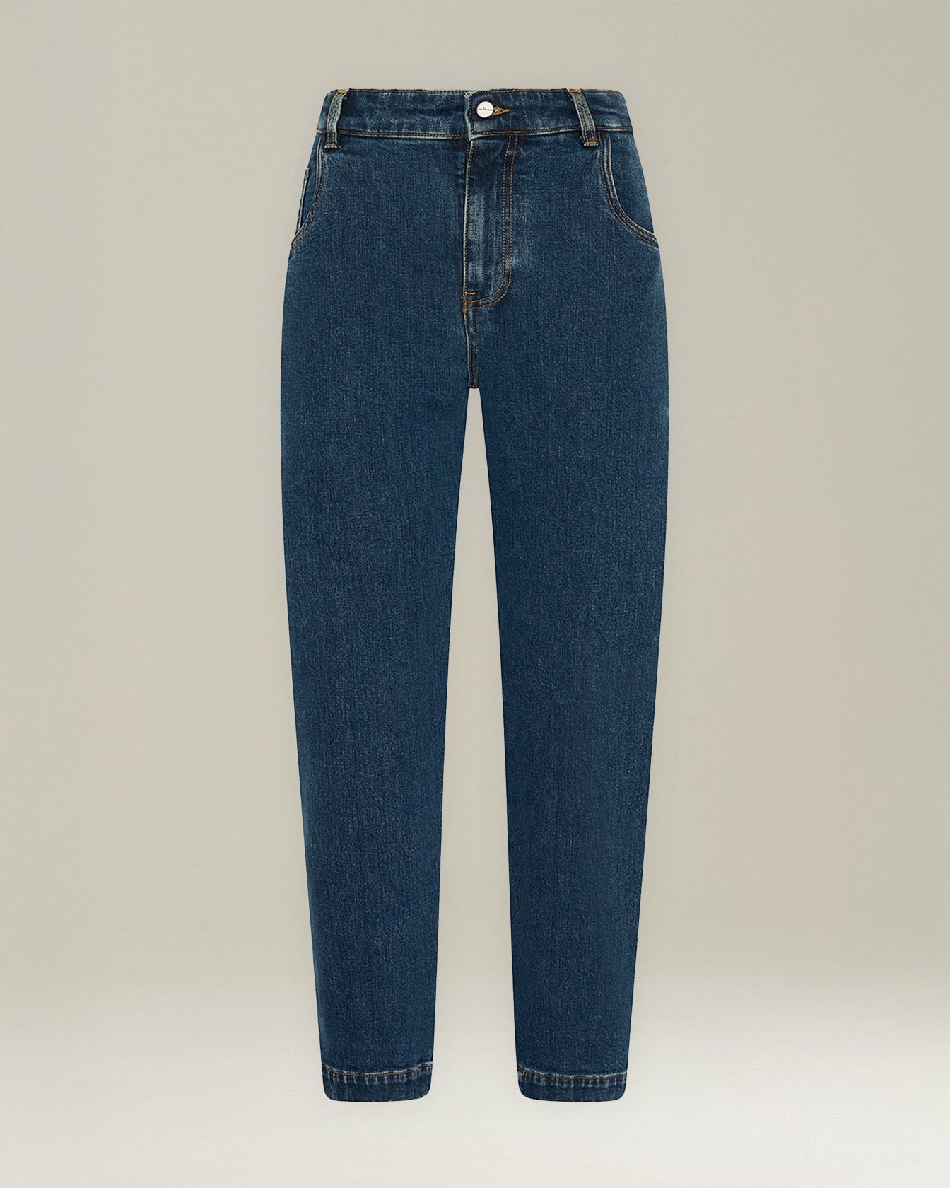 Kiton Jeans Tailored Carrot Jeanshose Carrot Fit Blau