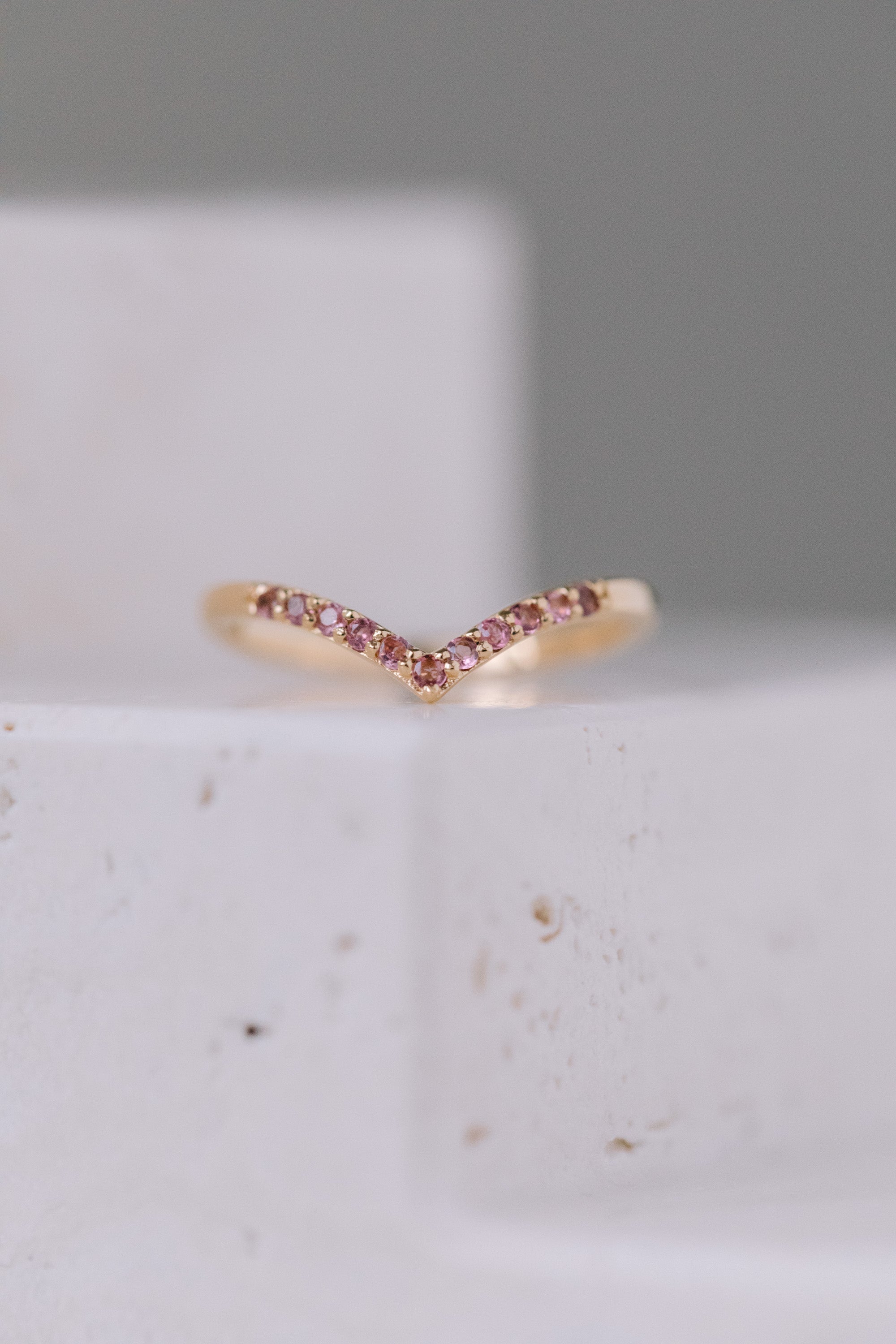 Juvelan Venice Stackingring Pinker Turmalin Silber Gr. 52