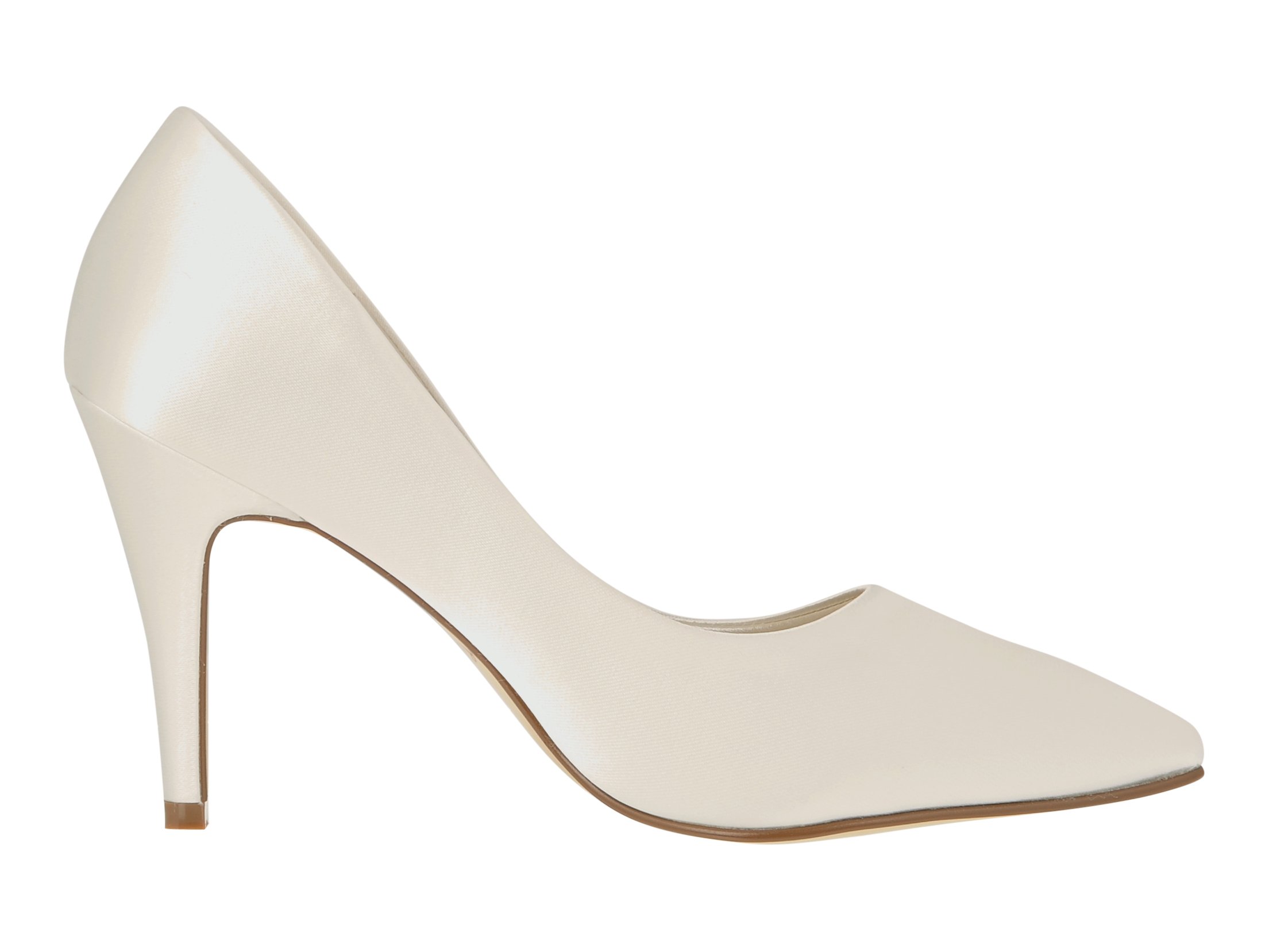 Rainbow Club Timeless June Pumps Ivory Satin 9 cm