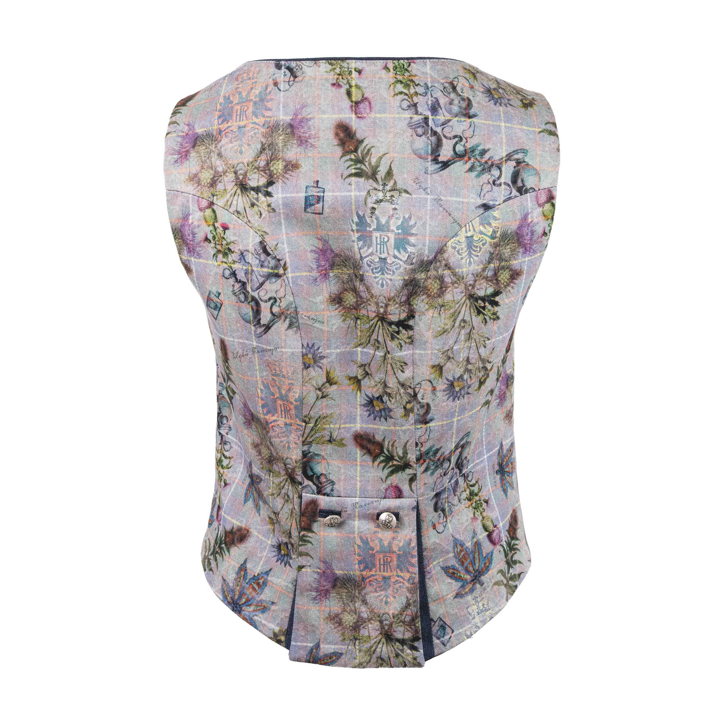Rettl Lucina Damen Dirndl midi blau 70 cm