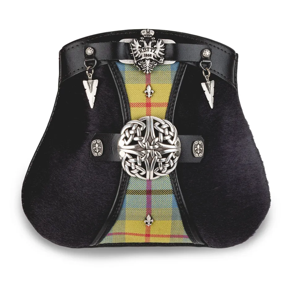 Rettl Accessoires Men Herren Sporran Kilt Tasche Leder