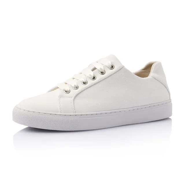 Rainbow Club Luxe Lysette Sneaker Off-White Metallic Flach