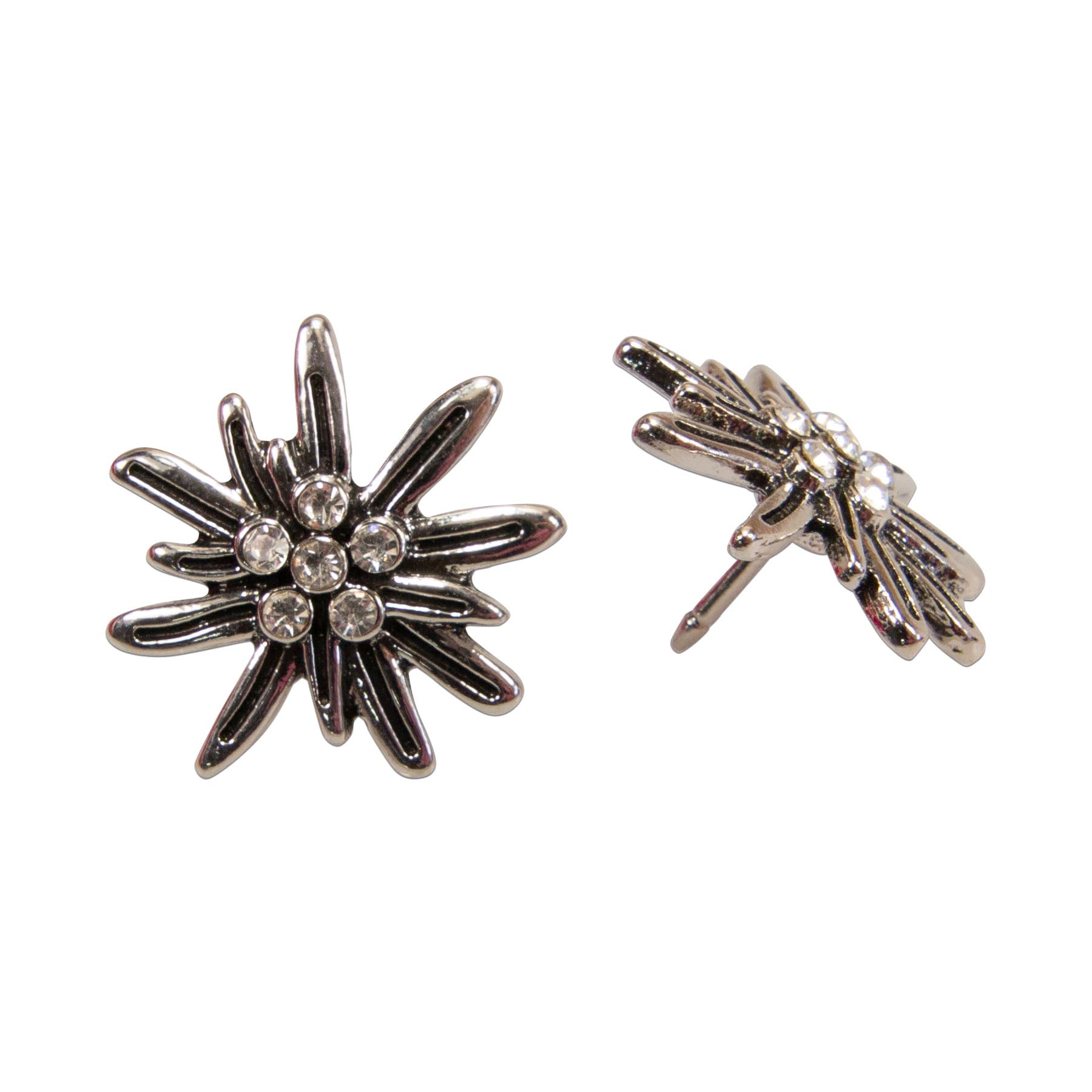 Alpenflüstern DAHEIM API125 Ansteck-Pin Edelweiß 2er-Set