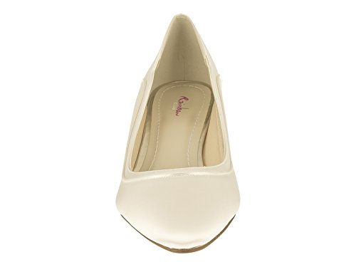 Rainbow Club Hollie Pumps ivory Satin 5 cm Absatz