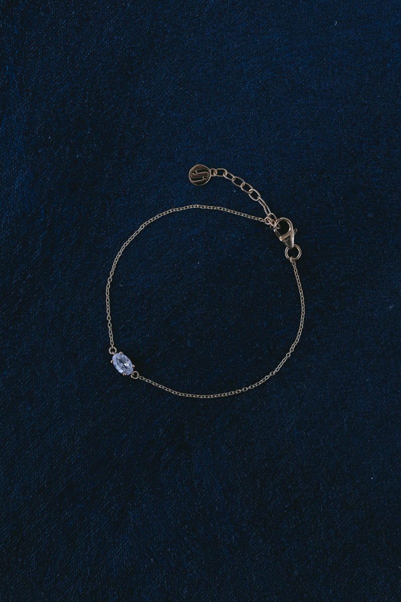 Juvelan Hazel Crystal Bracelet Armband Zirkonia Silber