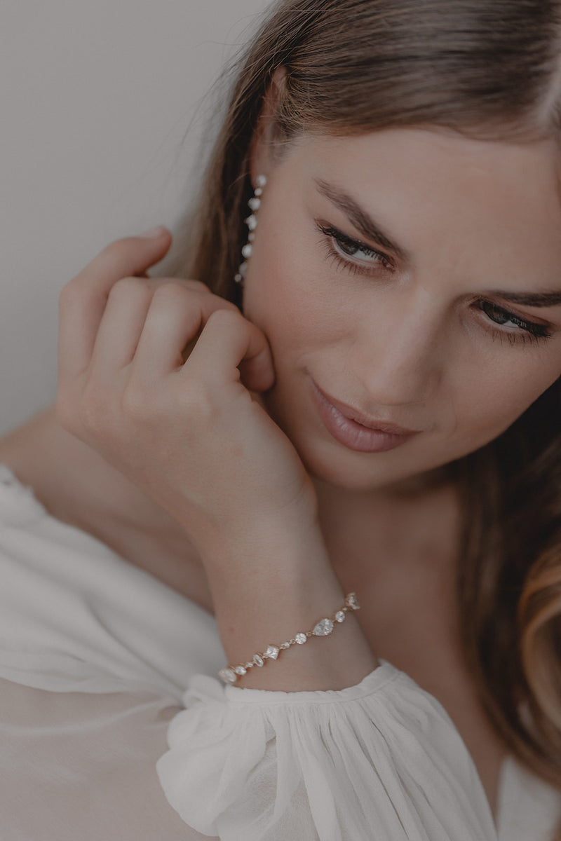 Juvelan Mariella Armband Kristall Zirkonia 17 cm + Verlängerung