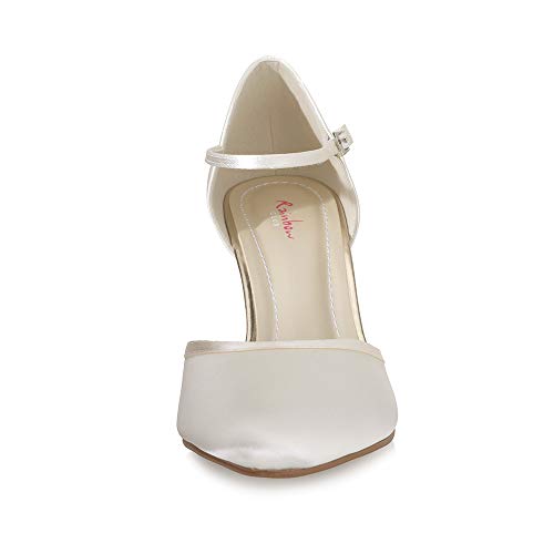 Rainbow Club Timeless Dewi Pumps Ivory Satin Bliss 38,5
