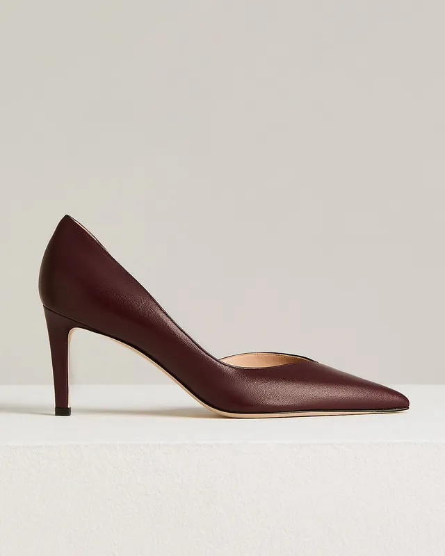 Kiton Pumps Leder bordeaux 7cm Gr 38
