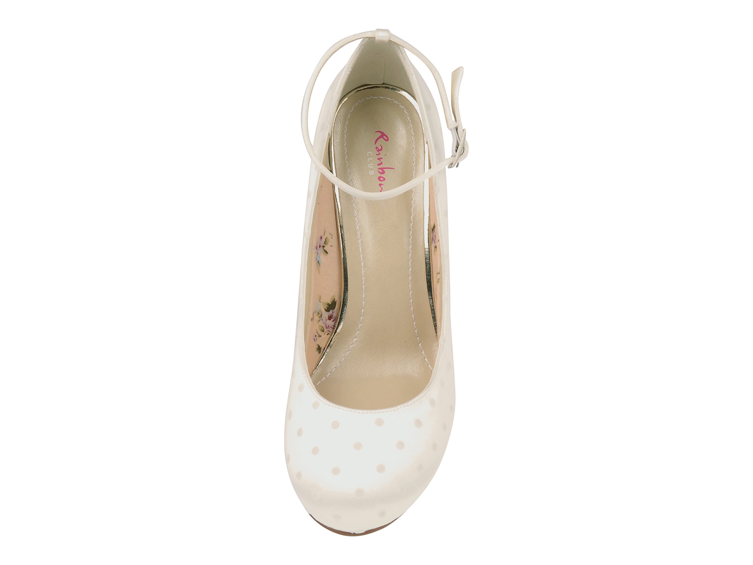 Rainbow Club Timeless Polly Pumps Brautschuhe Satin Riemchen
