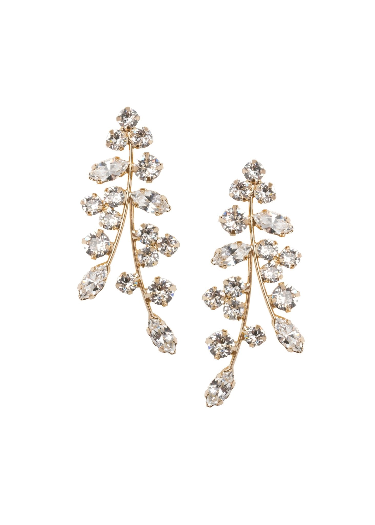 Elizabeth Bower Trill Statement Ohrstecker Kristall Rhodium