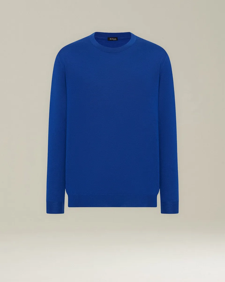 Kiton Maglia Icon Pullover Kaschmir Seide Rundhals