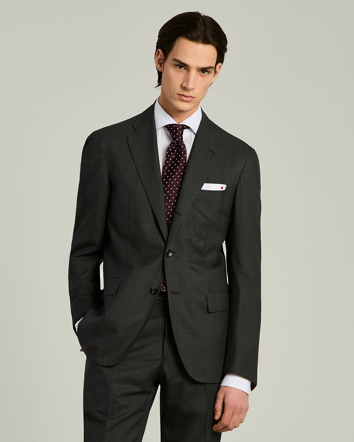 Kiton Ties Patterned Seiden Krawatte gemustert TU
