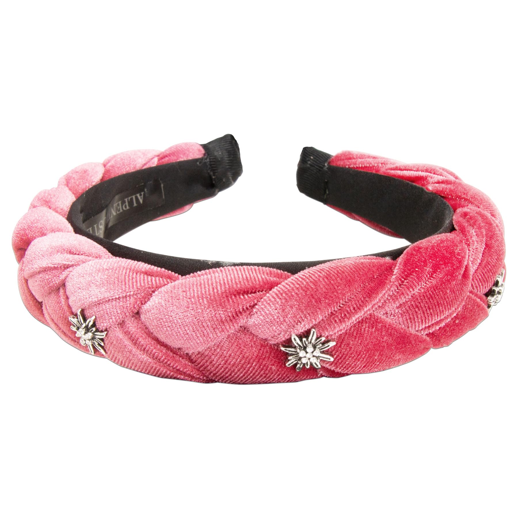 Alpenflüstern DAHEIM ADV129 Haar-Reif Rosa-Rosé Samt