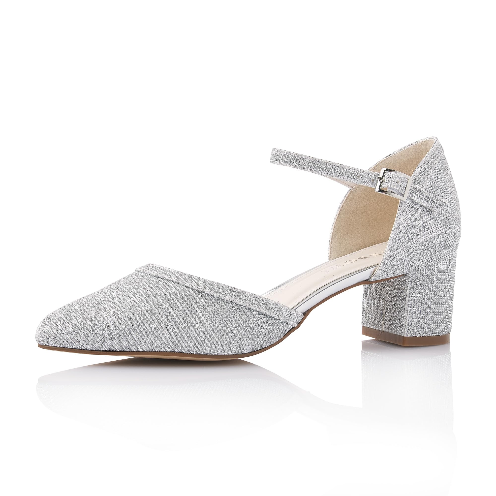 Rainbow Club Paisly Silver Pumps Metallic 5 cm Absatz